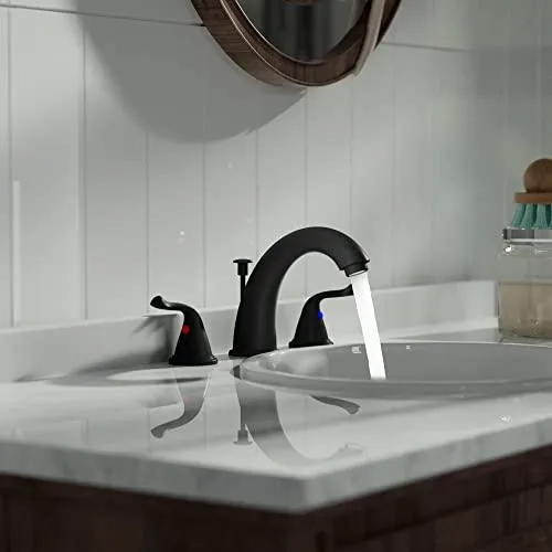 3 Hole 2-Handles Bathroom Faucet