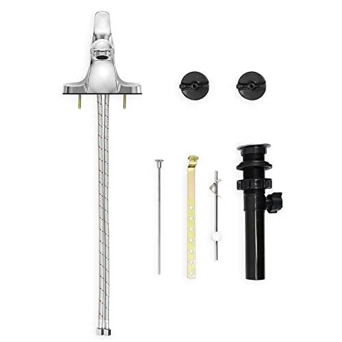 3 Hole Single Handle Bathroom Faucet Chrome
