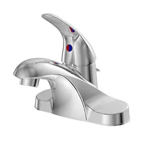 3 Hole Single Handle Bathroom Faucet Chrome