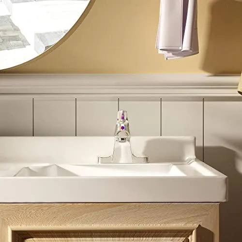 3 Hole Single Handle Bathroom Faucet Chrome