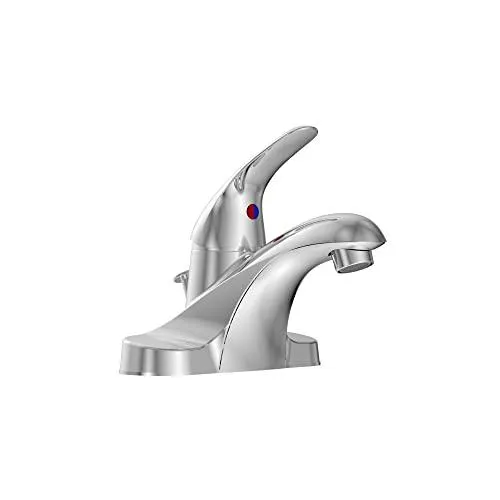 3 Hole Single Handle Bathroom Faucet Chrome