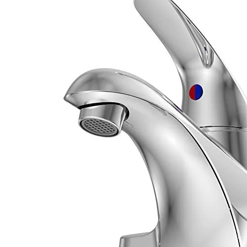 3 Hole Single Handle Bathroom Faucet Chrome