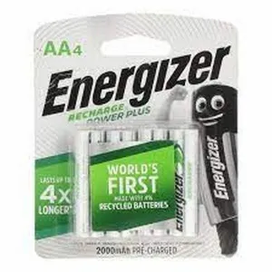 AA ENERGIZER RECHARGEABLE POWER PLUS 4 PIECE