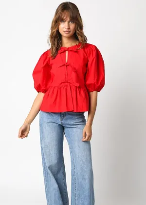 Alice Top- Red ***FINAL SALE***