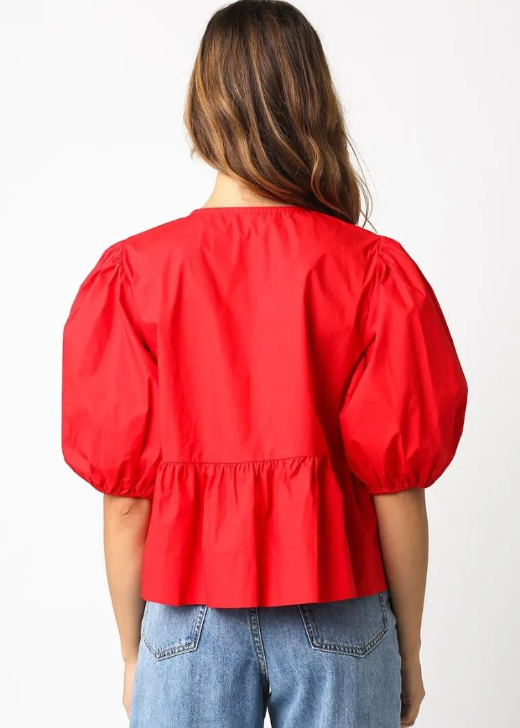 Alice Top- Red ***FINAL SALE***