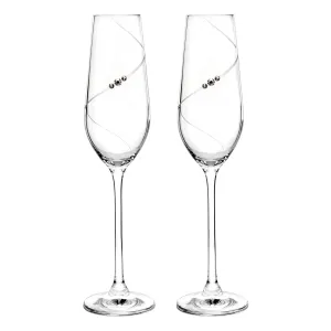 Auris 230ml Crystal Champagne Glasses (Set of 2)
