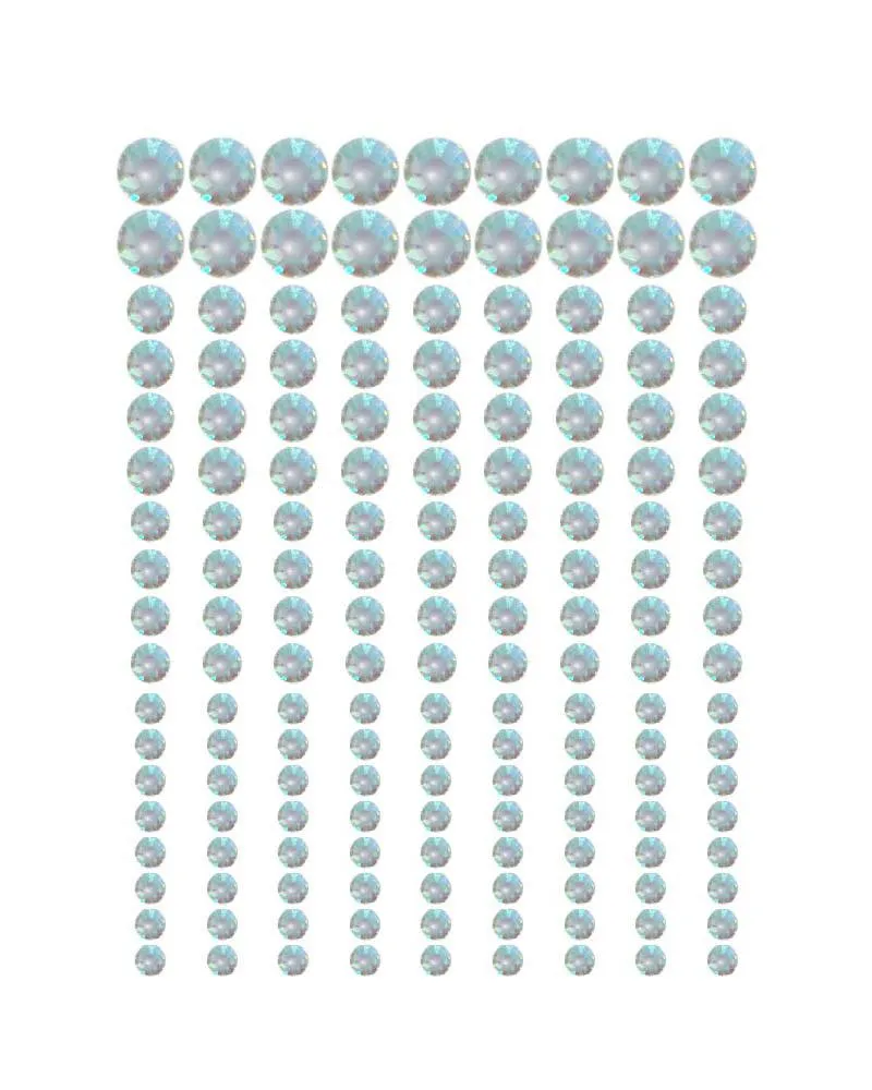 BerryBetty - Butterfly Rhinestone Face Embellishment Stickers