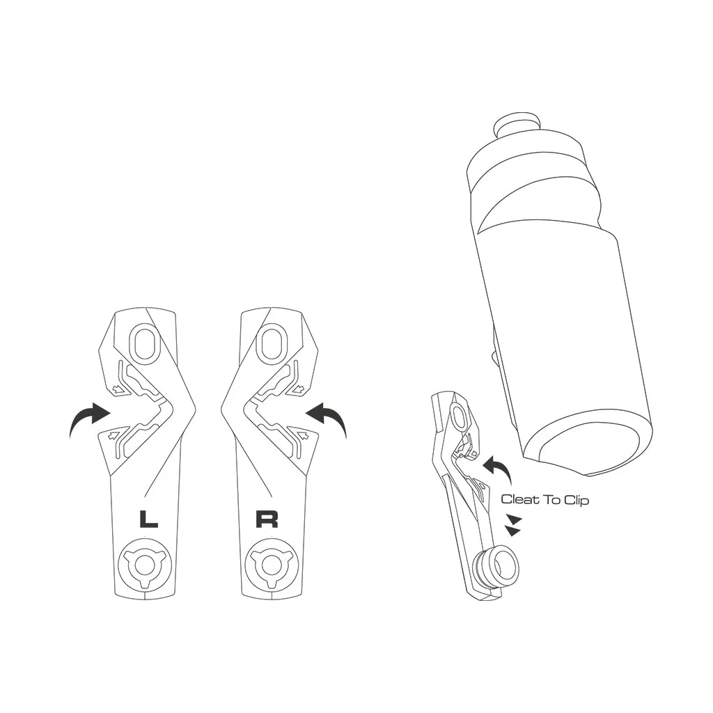 BIRZMAN BOTTLE CLEAT BLACK