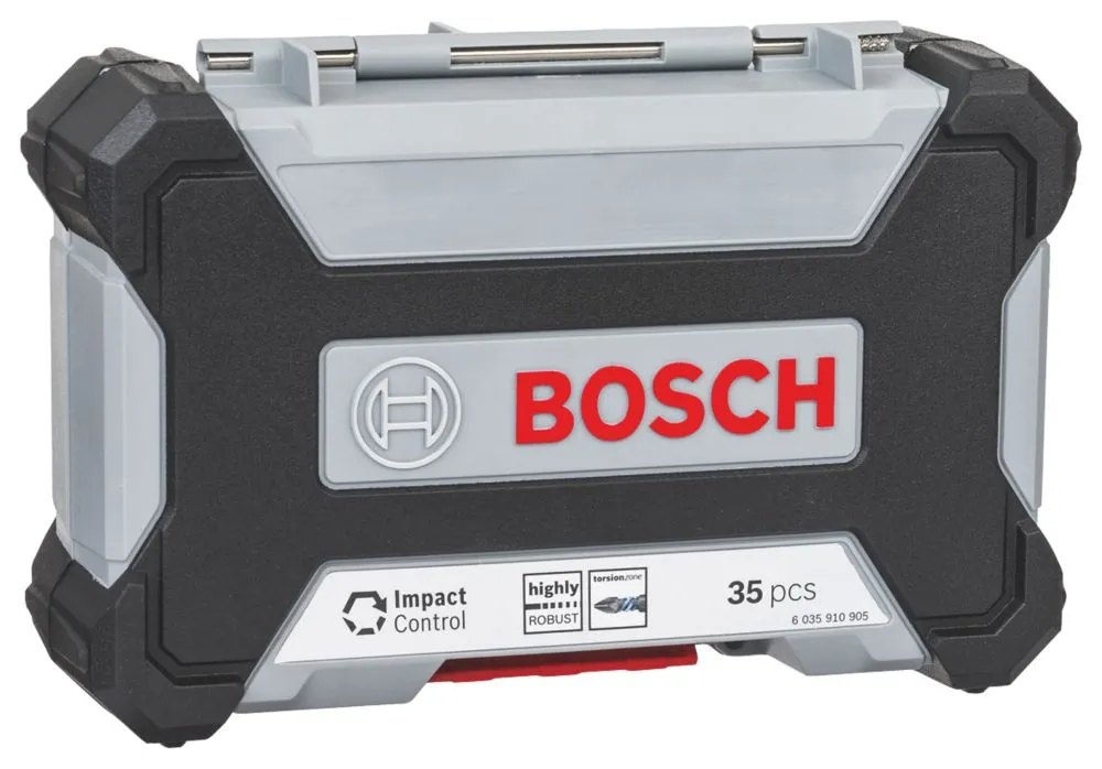 Bosch   Hex Shank Pick & Click Multi-Construction Drill & Impact Control Screwdriver Bit Set 35 Pieces