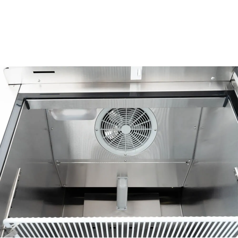 Commercial Reach in Refrigerator 1 Section Solid Door, 27" Width, Bottom Mount Compressor, 23 Cu Ft Frigos Premium FGP-RF-1DBC