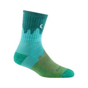 DARN TOUGH TREELINE MICRO CREW SOCKS BLUE - WOMANS