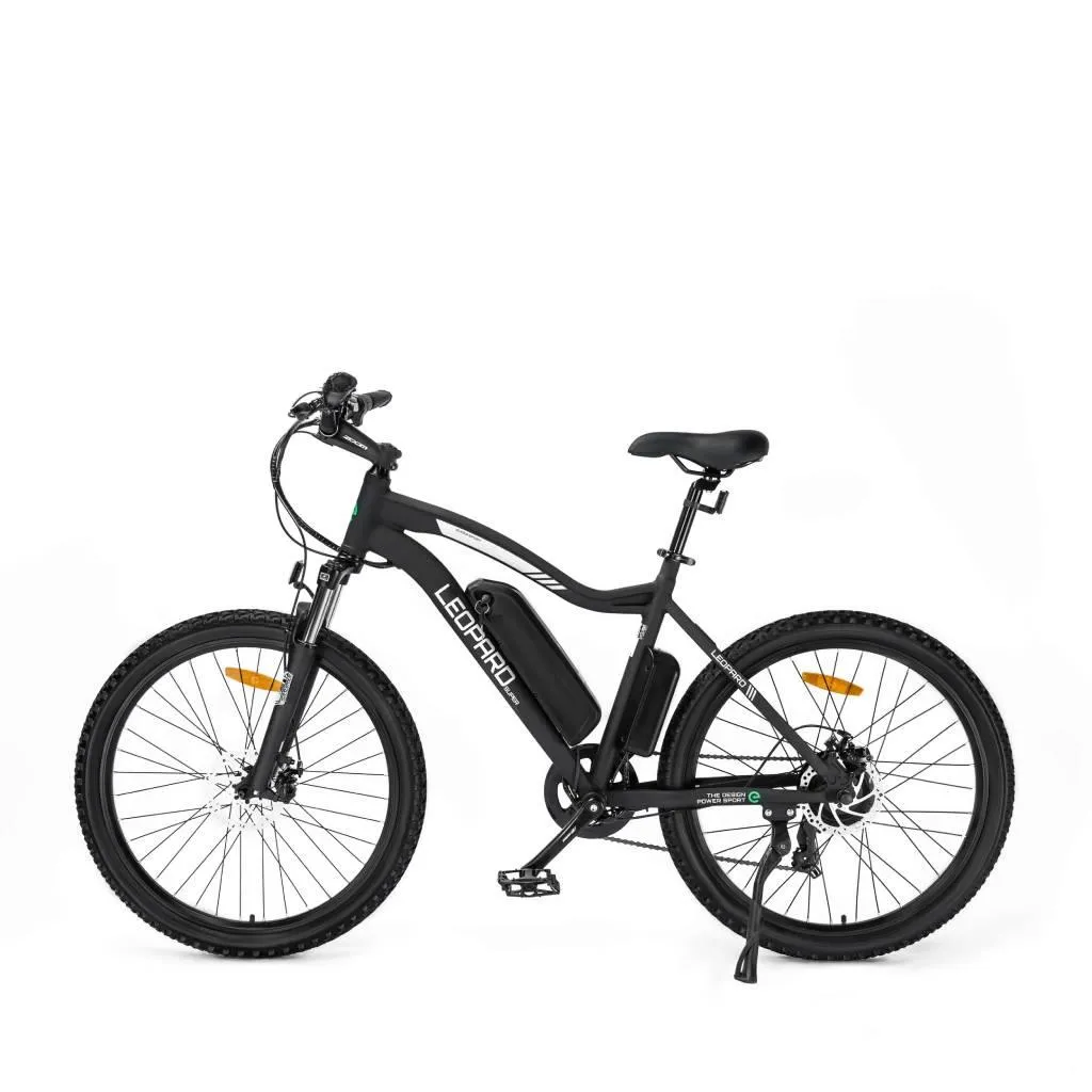 Ecotric - UL Certified-Ecotric Leopard Electric Mountain Bike - Matt Black
