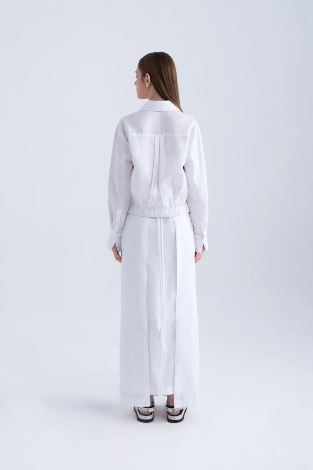 Erza Straight Patch Pocket Linen Shirt