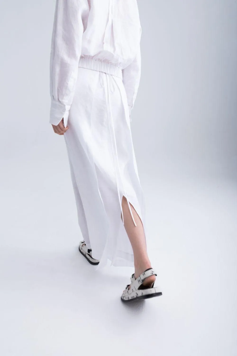 Erza Straight Patch Pocket Linen Shirt