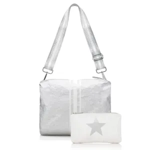 Everyday Purse Essentials Two Pack - Silver and Shimmer White