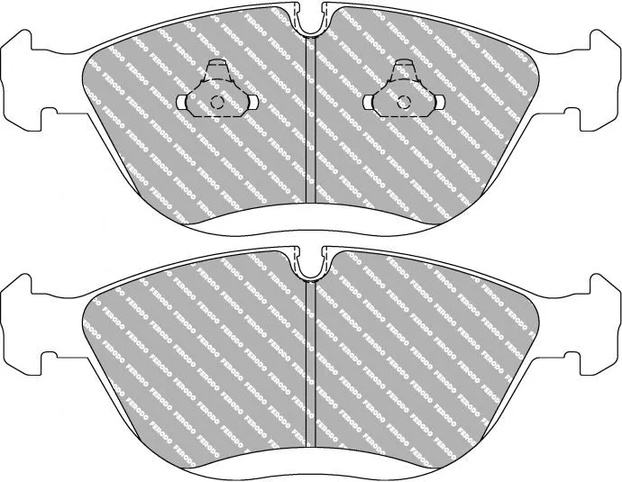 FERODO FCP1001Z DS UNO Brake pads in front of AUDI RS4/TT/A8/MERCEDES-Benz C43 AMG/CLK55 AMG/BMW Z8