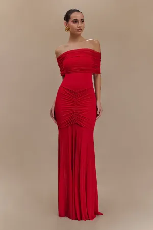 Flora | Elegant Draped Gown