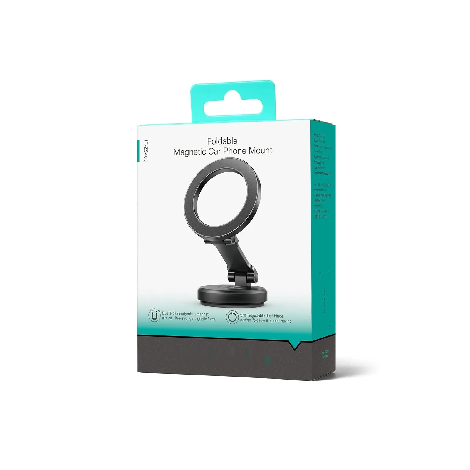 Folding Magnetic Car Phone Holder