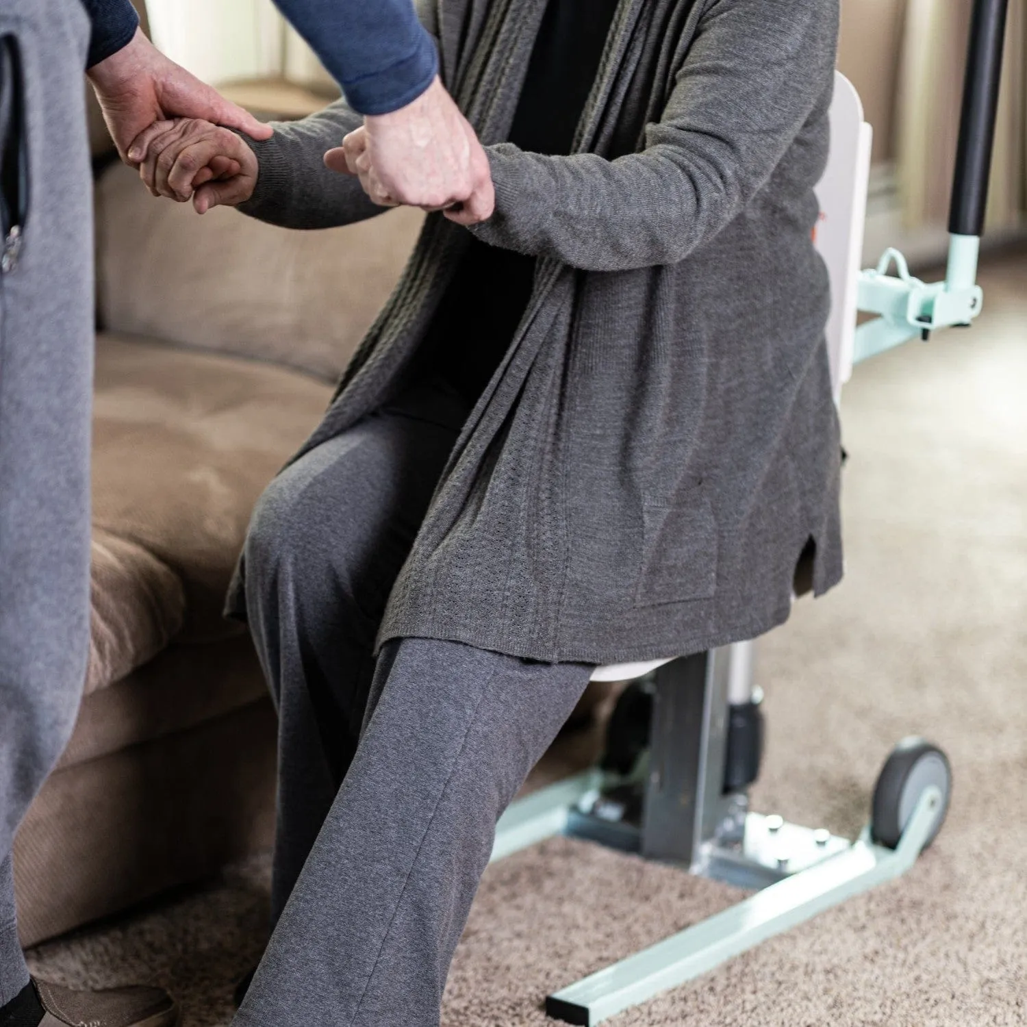 GoRise FC - Electric Floor to Chair Lift Assistance -  Seat Transfer, 400Lbs Weight Limit