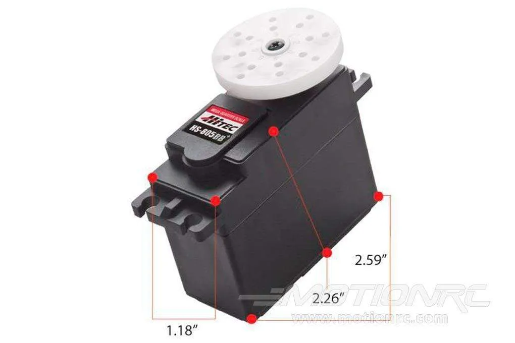 Hitec HS-805BB Mega Scale Ball Bearing Nylon Gear Large Servo