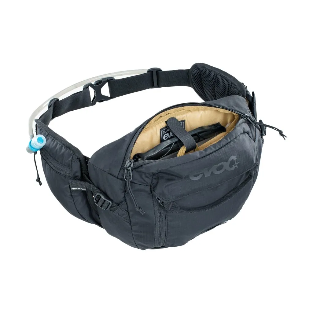 Hydration Hip Pack Evoc 3L   1.5L Bladder Black