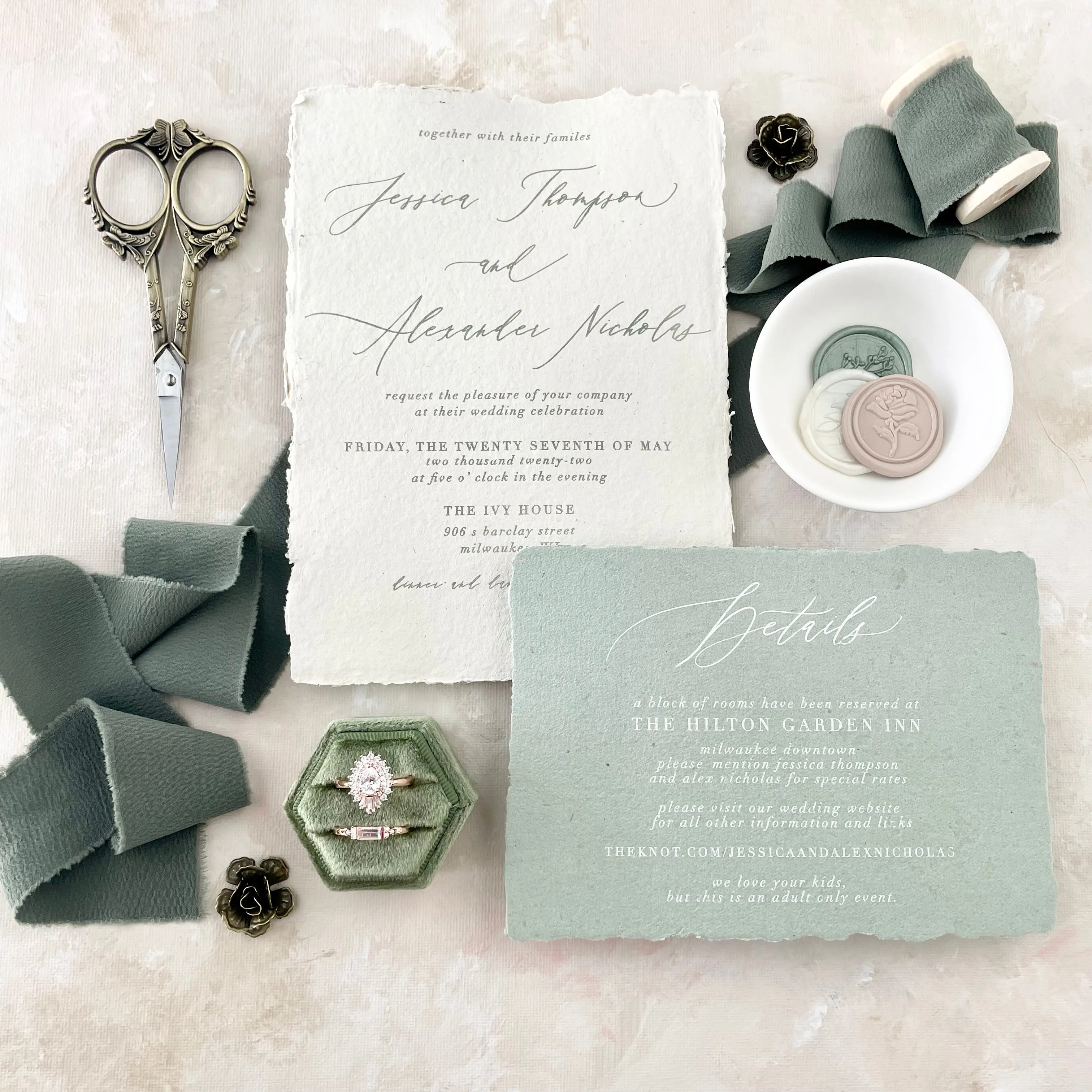 Metal Styling Flowers for Flat Lays ~ MUST HAVE
