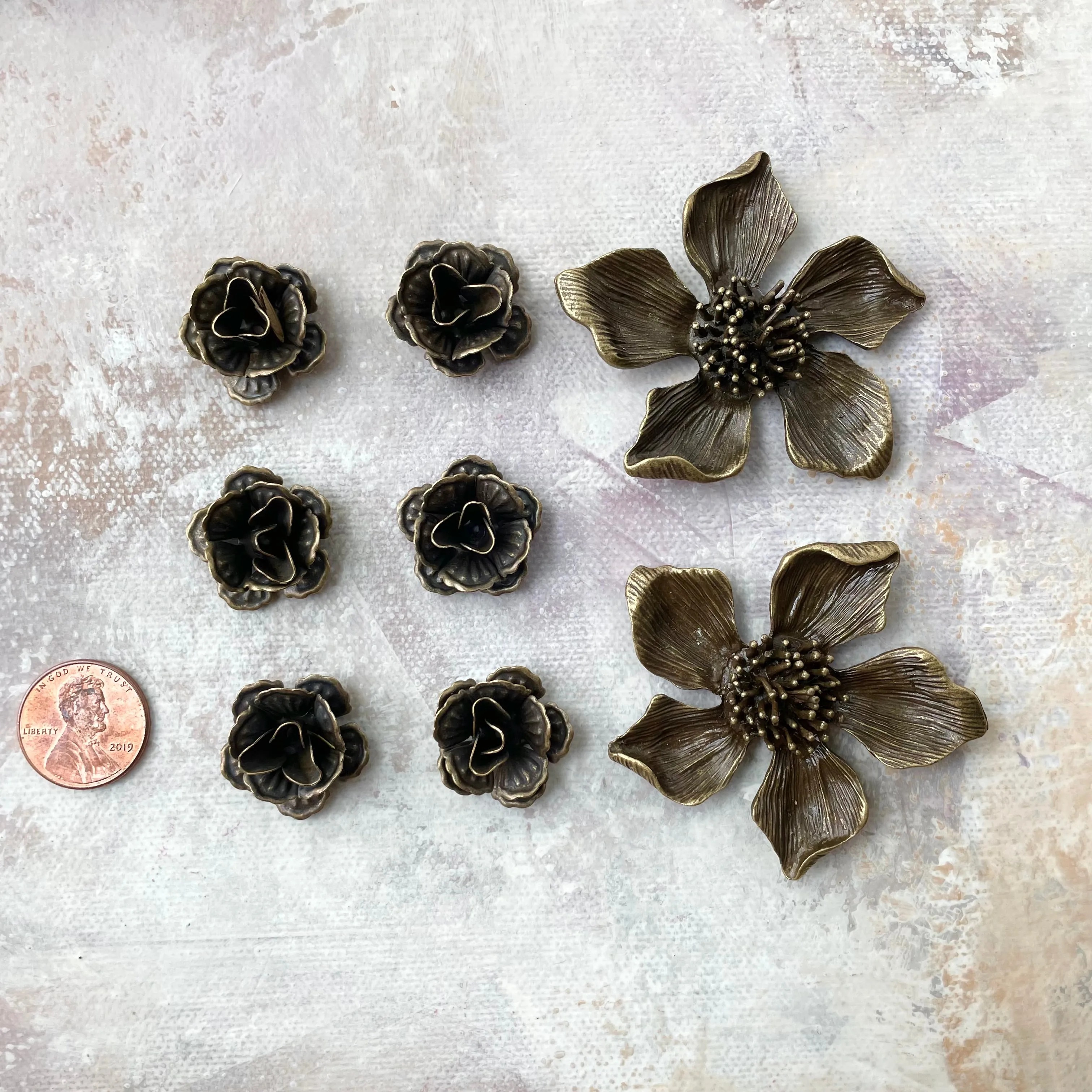 Metal Styling Flowers for Flat Lays ~ MUST HAVE