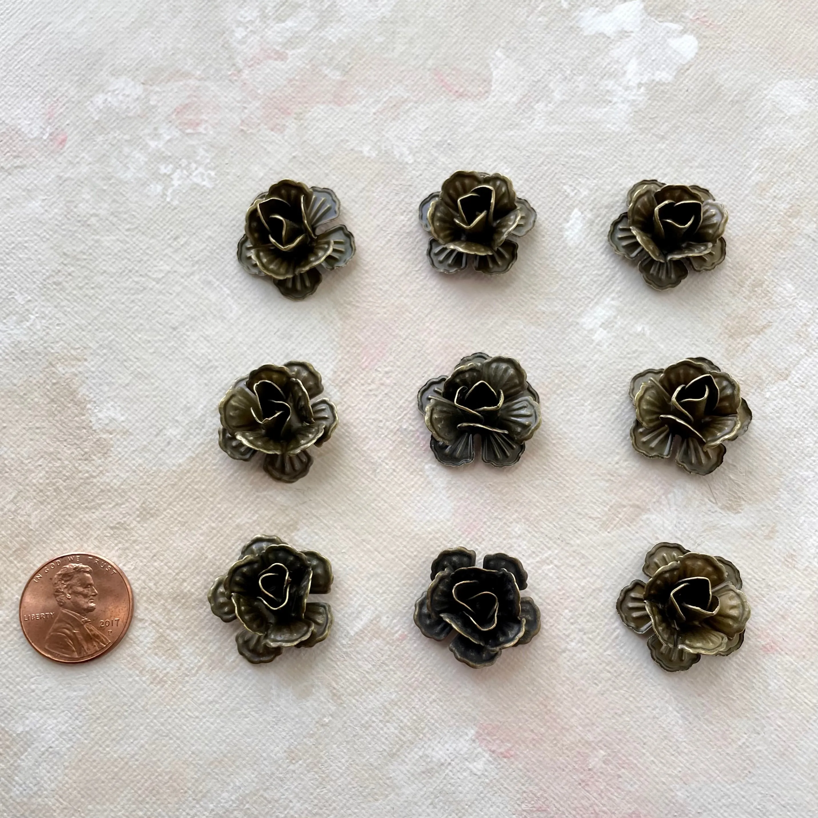 Metal Styling Flowers for Flat Lays ~ MUST HAVE