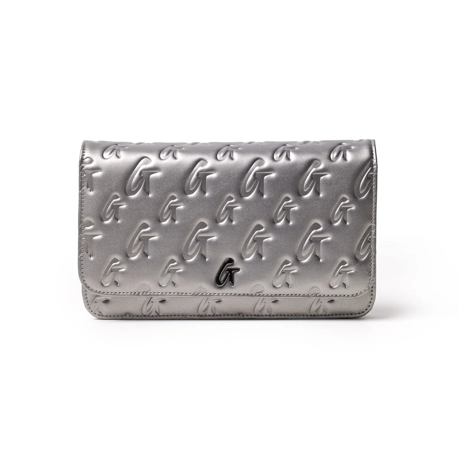 MONOGRAM GUNMETAL WOC - PLATINUM