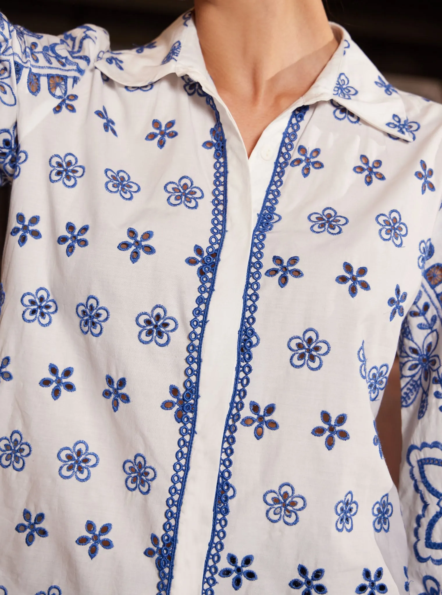 Mulmul Iconic Cotton Metis White Shirt