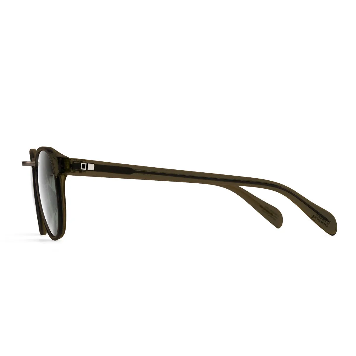 OTIS A Day Late Polarized Sunglasses - Trans Tobacco/Grey