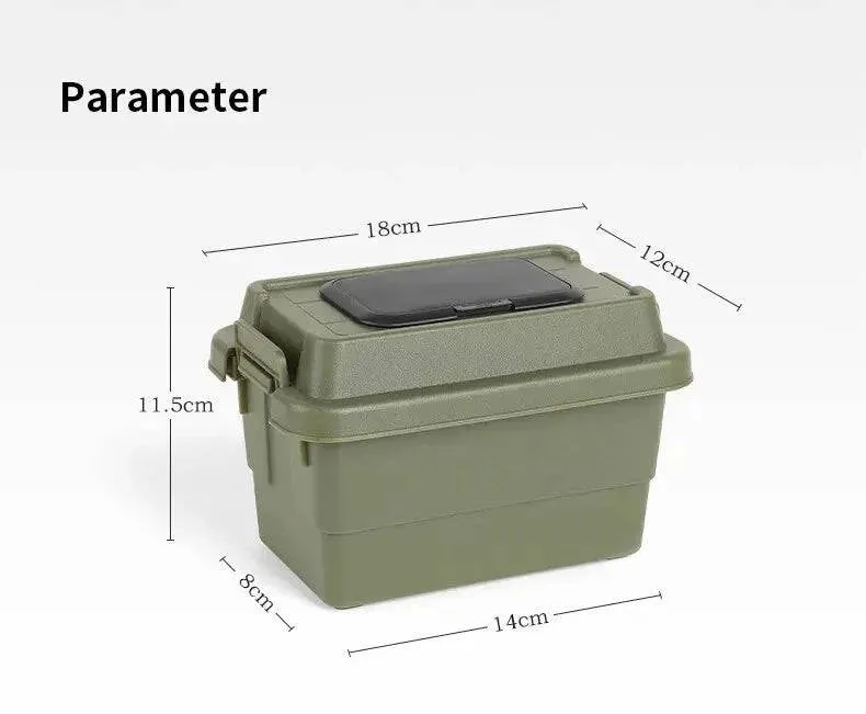 Outdoor Desktop Multifunctional Paper Drawer Storage Box Tissue Box Miscellaneous Bin Storage Box Camping Seasoning Bottle