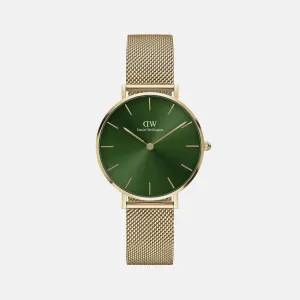 Petite Women's Green Analog Stainless Steel Watch DW00100480K