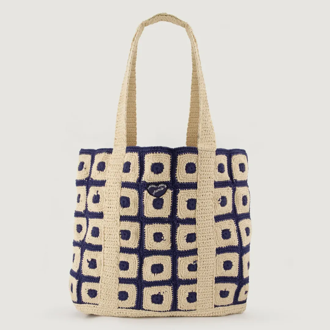 "Fleurs" Lobineau Tote Bag (Cream)