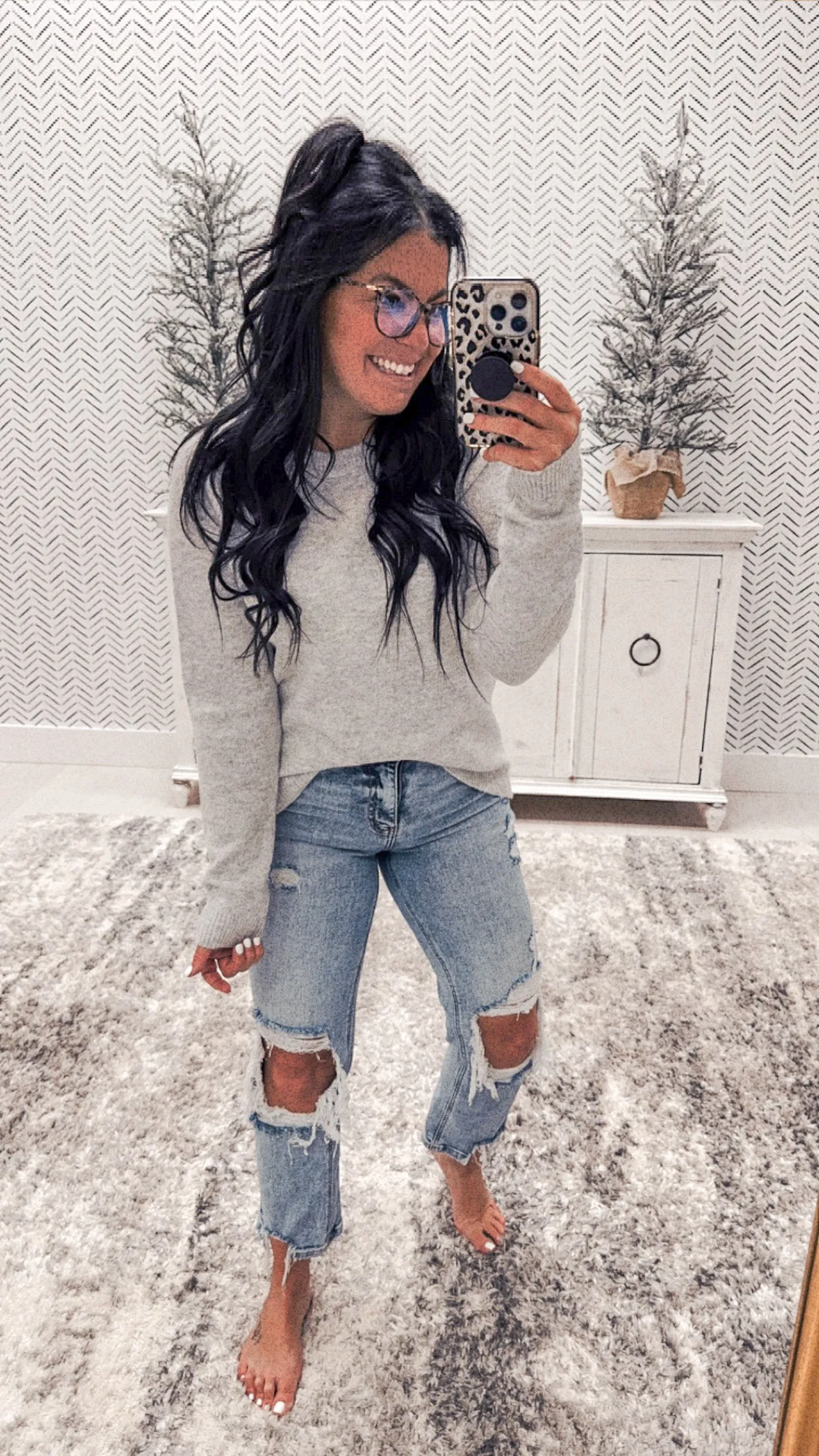Staccato Heather Gray Must Have Sweater
