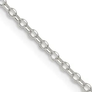 Sterling Silver 1.75mm Diamond-cut Cable Chain Necklace