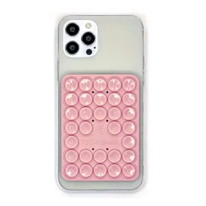 Tech Candy Stick 'Em Up Two-Sided Phone Suction Pad in Pink