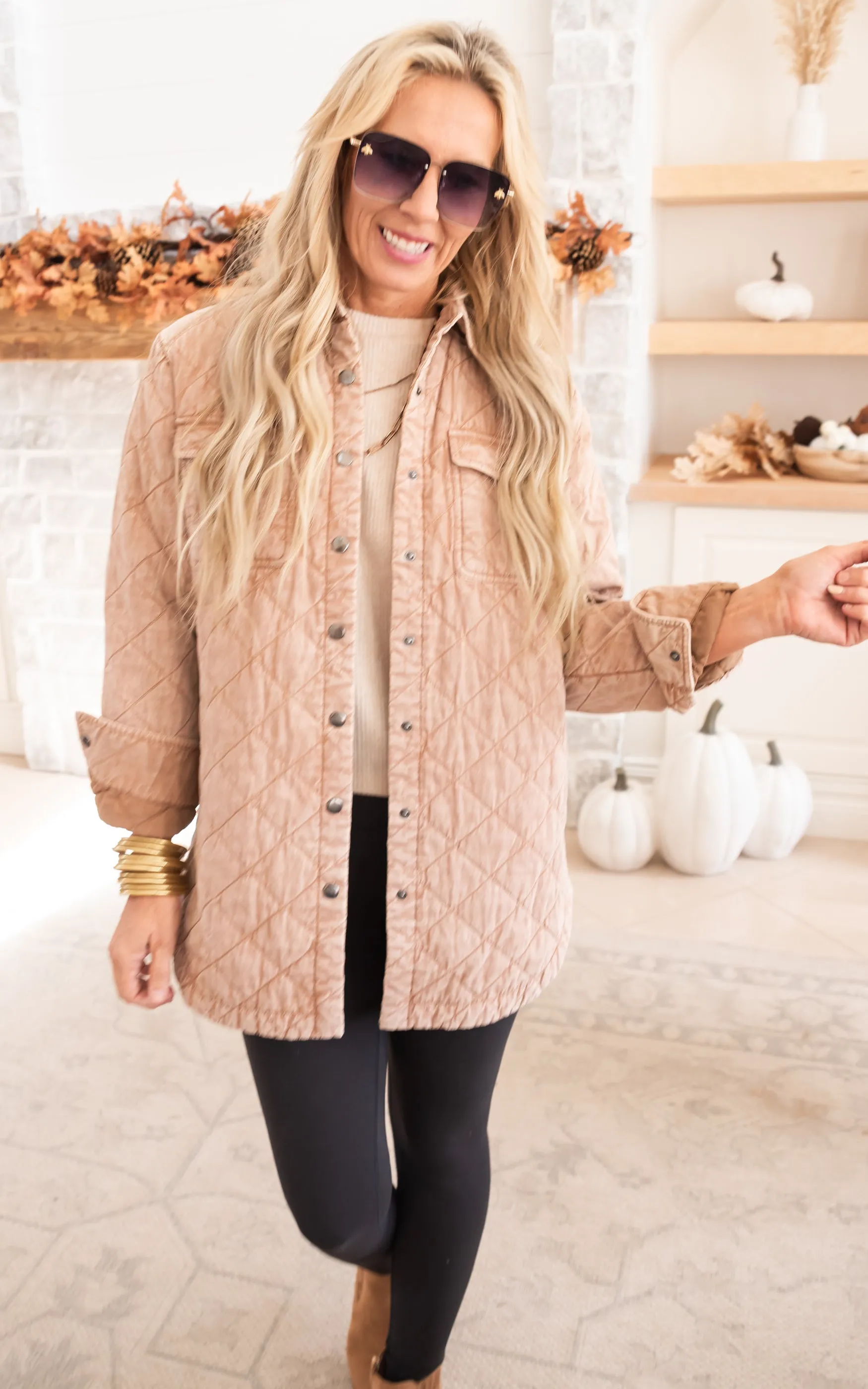 The Quilted Must Have Shacket by Salty Wave**
