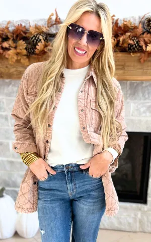 The Quilted Must Have Shacket by Salty Wave**