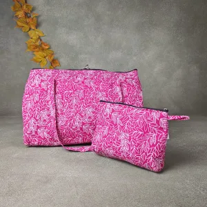 Travellers Mate Pink Floral Prints Design