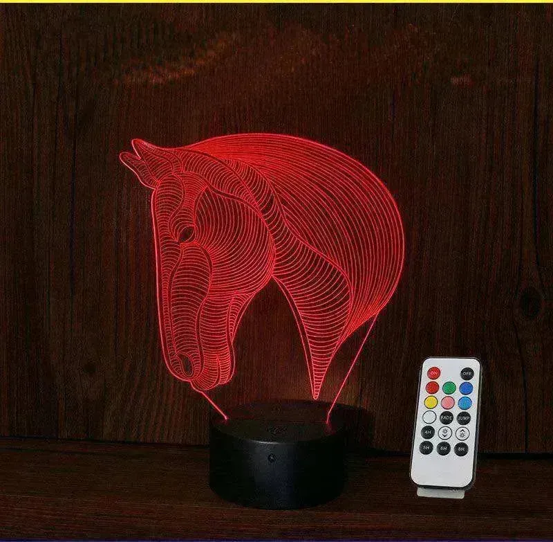 Unique Design of Horse's head LED night lights