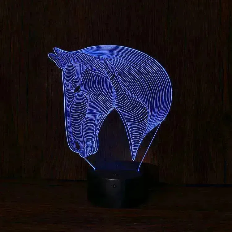 Unique Design of Horse's head LED night lights
