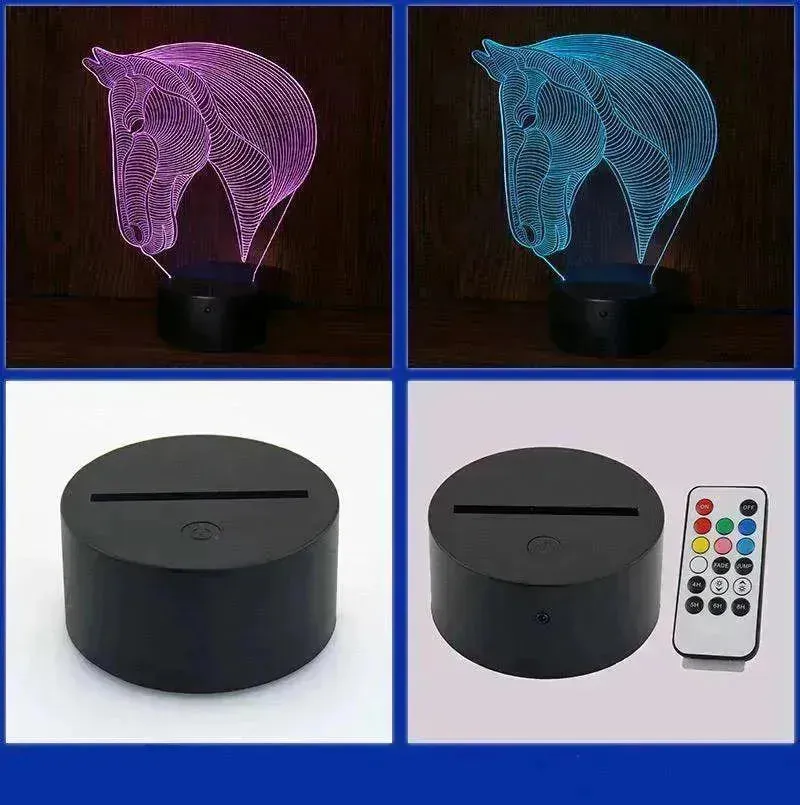 Unique Design of Horse's head LED night lights