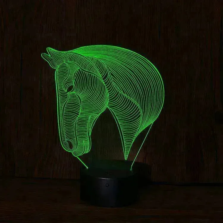 Unique Design of Horse's head LED night lights