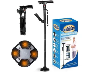 Walking Cane with LED Light Alarm